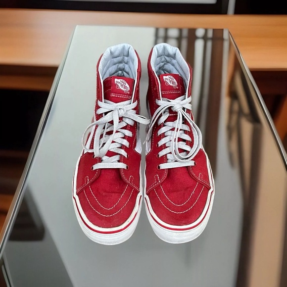 Vans Original Sk8 Hi / High Top Shoes - Picante - Picture 2 of 9